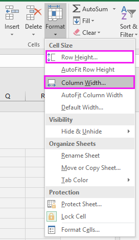 autofit cell width in excel 2016 for mac